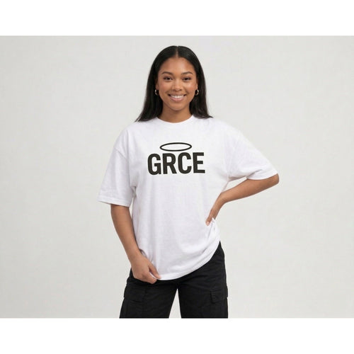 GRCE Oversized Tee (White)
