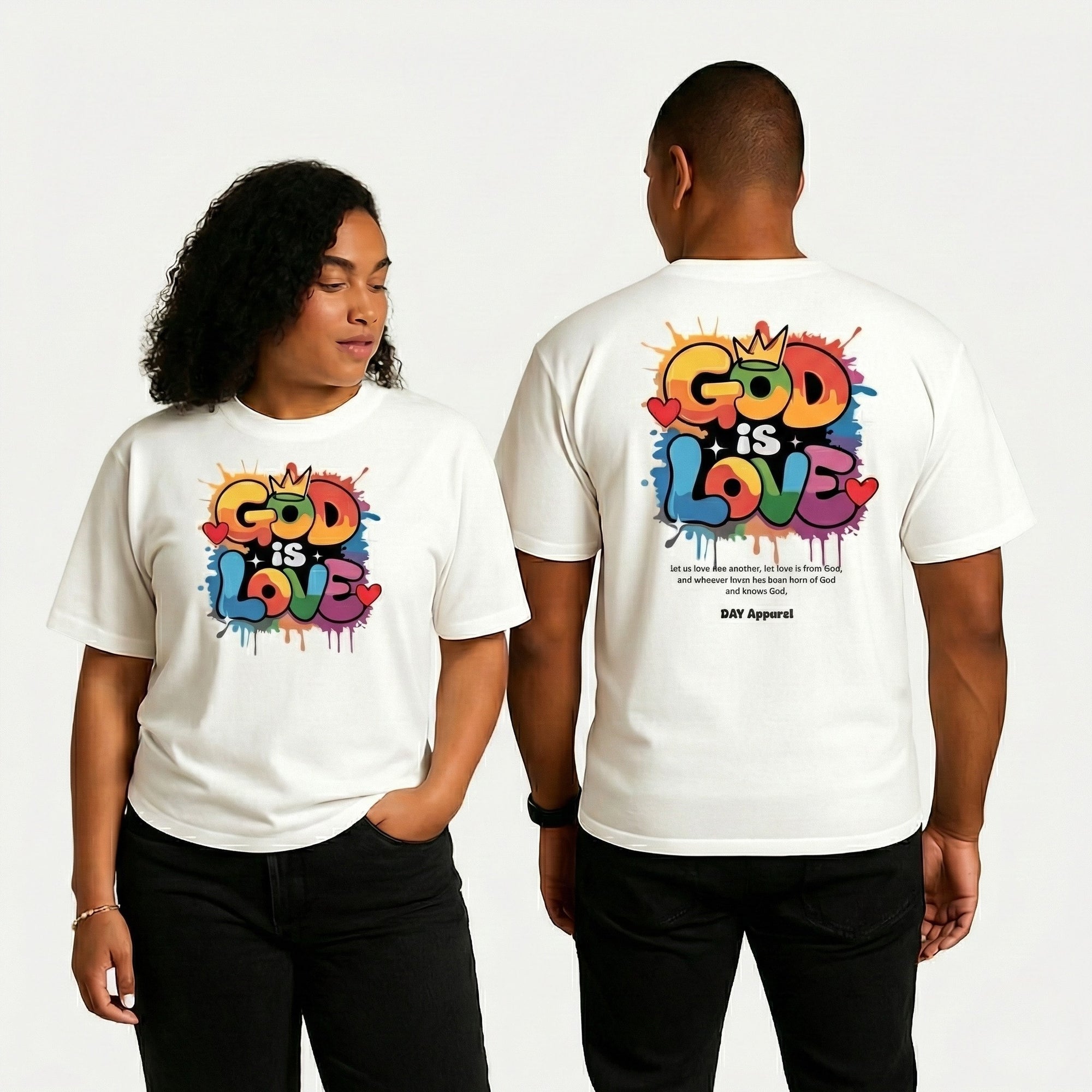 GOD IS LOVE White Tee