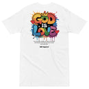 GOD IS LOVE White Tee & Trucker Hat Bundle