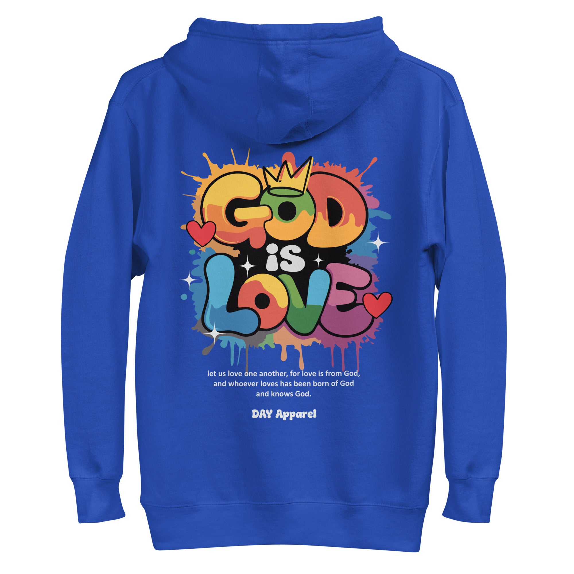 GOD IS LOVE - Blue Pullover Sweatshirt