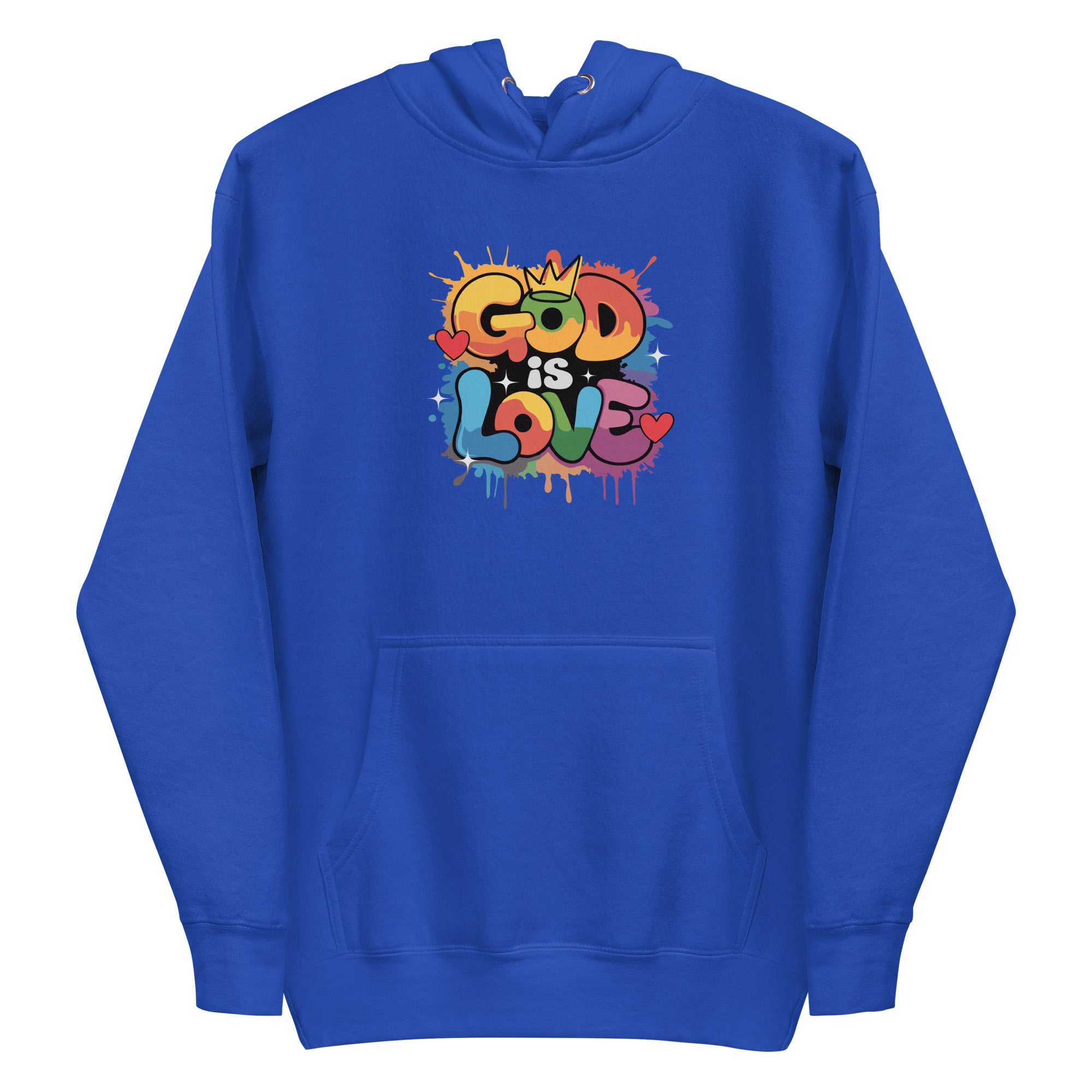 GOD IS LOVE - Blue Pullover Sweatshirt