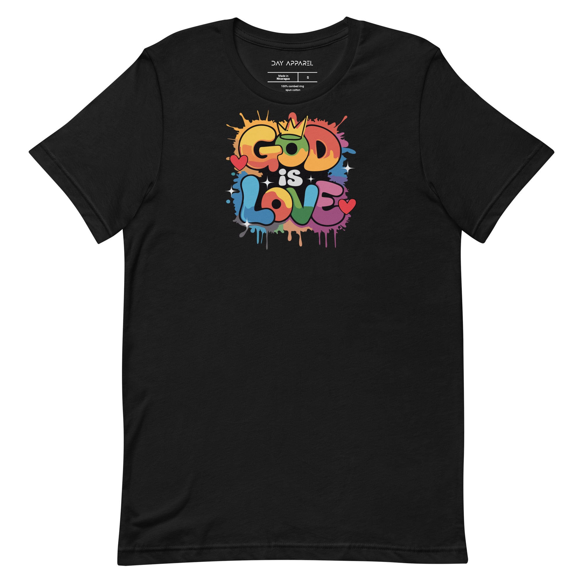 GOD IS LOVE Black Tee